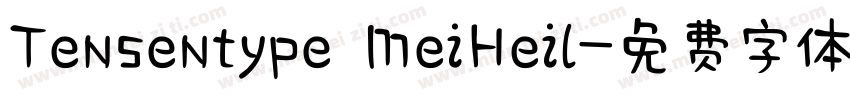 Tensentype MeiHeil字体转换